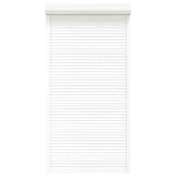 vidaXL Rolluik 110x220 cm aluminium wit