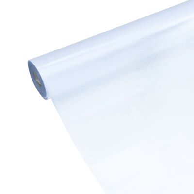 vidaXL Raamfolie statisch mat transparant grijs 90 x 1000 cm PVC