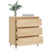 vidaXL Dressoir 60x35x70 cm bewerkt hout sonoma eikenkleurig