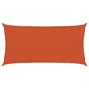 vidaXL Zonneschaduwzeil Oranje 2,5 x 6 m HDPE