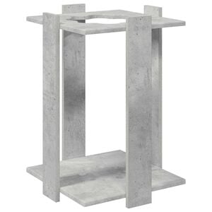 vidaXL Biljartkeu standaard Bewerkt hout 42 x 43 x 60 cm Betongrijs