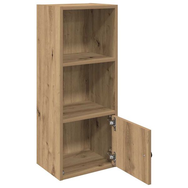 vidaXL Boekenkast 31x24x77 cm bewerkt hout artisanaal eikenkleurig