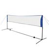 vidaXL Badminton net met shuttles 300x155 cm