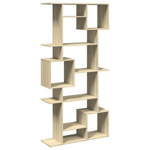vidaXL Boekenkast 92x29x188 cm bewerkt hout sonoma eikenkleurig