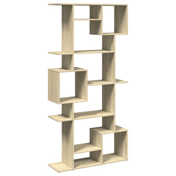 vidaXL Boekenkast 92x29x188 cm bewerkt hout sonoma eikenkleurig