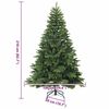 vidaXL Kunstkerstboom met 300 LED met standaard Groen 210 cm PE en PVC