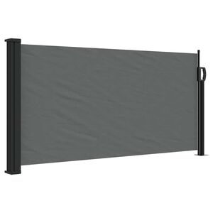 vidaXL Uitschuifbaar zijluifel antraciet 100x500 cm