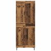vidaXL Hoge kast 2 pcs Oud Hout Bewerkt hout