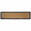 vidaXL Gebied Tapijt Donkergrijs 60 x 200 cm Jute