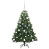 vidaXL Kunstkerstboom met 150 LED met standaard Groen 120 cm PE en PVC