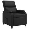 vidaXL Relaxfauteuil Zwart Kunstleer