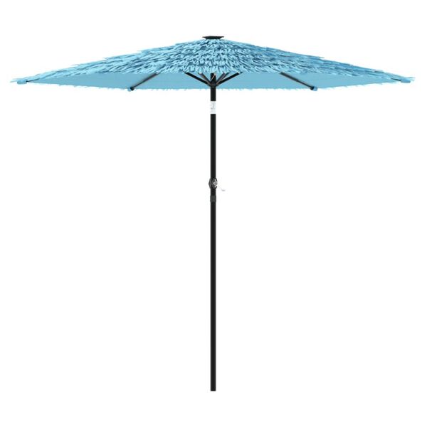 vidaXL Parasol met stalen paal 268x268x226 cm blauw