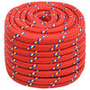 vidaXL Multifunctioneel gebruikstouw 20 mm 50 m Rood PP