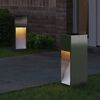 vidaXL Zonne LED Padverlichting 2 pcs Gegalvaniseerd Gegalvaniseerd