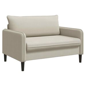 vidaXL XXL fauteuil Beige fluweel