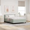 vidaXL Boxspringbed met matras Lichtgrijs 160 x 200 cm Fluweel
