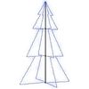 vidaXL Kegelkerstboom 240 LED's binnen en buiten 118x150 cm