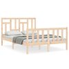 vidaXL Bedframe zonder matras massief grenenhout 140x190 cm