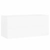 vidaXL 2-delige Badkamermeubelset spaanplaat wit