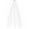 vidaXL Kerstboomverlichting met 210 LED's koudwit net 210 cm