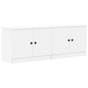 vidaXL Bed kast 2 st Wit 66 x 35 x 48 cm Bewerkt hout