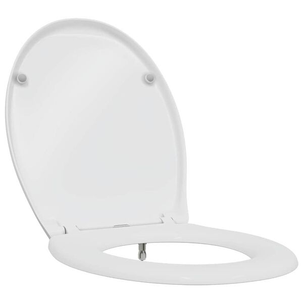 vidaXL Toiletzitting Wit 44,8 x 37,3 x 4,2 cm Duroplast