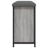vidaXL Schoenenbankje met klaplade 62x32x56 cm grijs sonoma eikenkleur