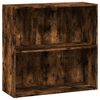 vidaXL Boekenkast 80x30x77 cm bewerkt hout gerookt eikenkleurig