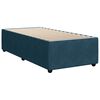 vidaXL Boxspring met matras fluweel blauw 80x200 cm