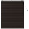 vidaXL Jaloezie Donkerbruin 135 x 160 cm 35 mm Massief Paulowniahout