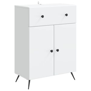 vidaXL Dressoir met lade Wit 66 x 34,5 x 90 cm Bewerkt hout