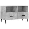vidaXL Tv-meubel 80x36x50 cm bewerkt hout betongrijs