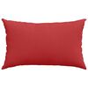 vidaXL Sofa Kussens 2 pcs Rood 50 x 30 cm Stof