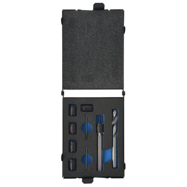 vidaXL 9-delige Puntlasfrees- en boorbitset HSS