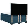 vidaXL Boxspring met matras fluweel blauw 140x200 cm