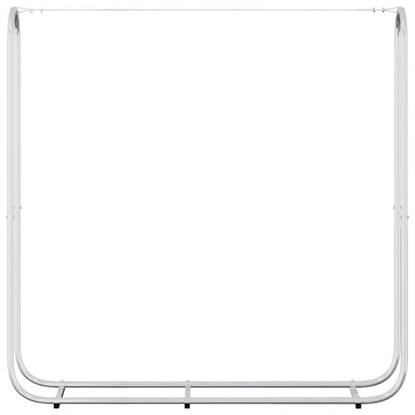 vidaXL Haardhoutrek 150x25x150 cm gegalvaniseerd staal