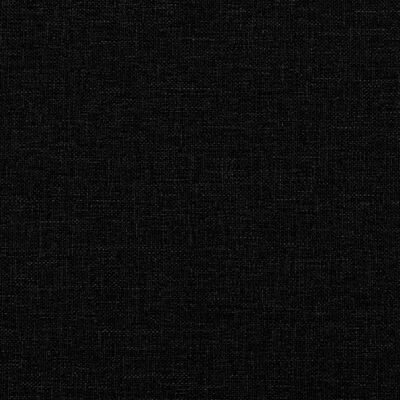 vidaXL Bedframe met hoofdbord stof zwart 160x200 cm