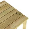vidaXL Zonnebed Tafel Bruin 40 x 40 x 36 cm Geïmpregneerd grenen hout
