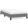 vidaXL Bedframe zonder matras 80x200 cm stof donkergrijs