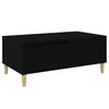 vidaXL Salontafel 90x50x36,5 cm bewerkt hout zwart