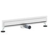 vidaXL Wandgemonteerde Douche Afvoer Zilver 70 cm Roestvrij staal 304