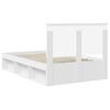 vidaXL Bedframe met hoofdeinde Wit 120 x 200 cm Massief grenenhout