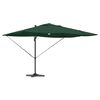 vidaXL Parasol Groen 351 x 250 x 253 cm Polyester en Aluminium