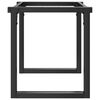 vidaXL Salontafelpoten O-frame 80x40x43 cm staal
