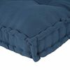 vidaXL Bankkussen 3 pcs Indigo Stof