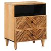 vidaXL Nachtkastje met lade Bruin 50 x 33 x 60 cm Massief Mango Hout