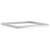 vidaXL Slakkenhekken 20 st 100 x 3,5 x 25 cm Roestvrij staal Zilver