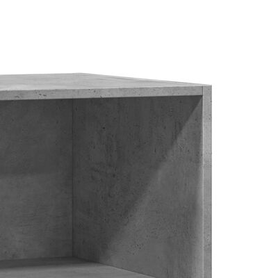 vidaXL Kledingkast 77x48x102 cm bewerkt hout betongrijs
