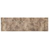 vidaXL Keuken Vloerkleed Bruin beton 150 x 45 cm 100% Polyamide