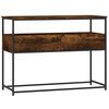 vidaXL Wandtafel 100x40x75 cm bewerkt hout gerookt eikenkleurig